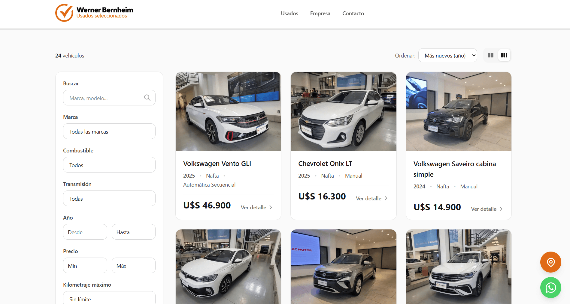 Usados Seleccionados